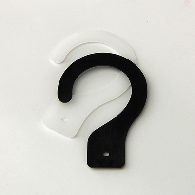 Ganchos plásticos pequenos da cor sólida preta branca simples sem logotipo