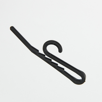 A etiqueta Logo Simple Small Black Plastic golpeia ganchos para a exposição