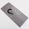 Cartões de encabeçamento de prata do papel da tela de Logo Printed 700gsm com gancho