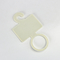 O gancho plástico do suporte do lenço do retângulo branco personalizou Logo Closet Scarf Organizer