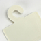 O gancho plástico do suporte do lenço do retângulo branco personalizou Logo Closet Scarf Organizer