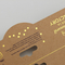 Ouro personalizado projeto cortado Logo Printed dos cartões de encabeçamento da dobradura de Kraft