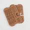 Os ganchos de papel amigáveis do cartão de Eco 3mm Kraft engancham para o lenço do Bandana dos animais de estimação