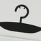 Sutiã de Logo Black Plastic Hanger Female e gancho personalizados do roupa interior
