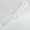 Ganchos plásticos Semitransparent da peúga do PE com logotipo da impressão da folha