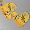 Os ganchos amigáveis do cartão de Eco personalizaram o gancho amarelo bonito da sapata das crianças